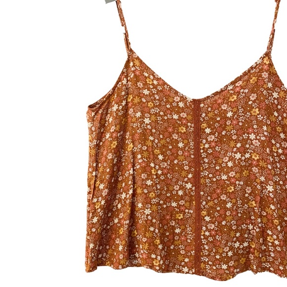 NWT Boho Floral Camisole by Pink Rose | Flowy Peasant Tank Top (M) - Picture 6 of 9